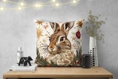 Christmas Hare Pillow Case Designs, Christmas Pillowcase PNG Product Image 2