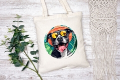 Summer Staffordshire Terrier Dog llustration Product Image 2