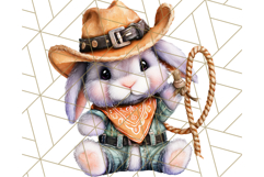 Halloween Bunny Clipart, Cute Bunnies in Costumes PNG Product Image 2