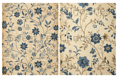 Shabby Chic, Blue, Papers, Junk Journal Product Image 2