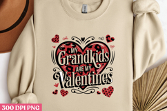 My Grandkids are My Valentines PNG,Mothers day Mom sublimati Product Image 3