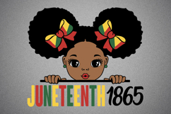 Juneteenth SVG Black Girl African American Design Product Image 2