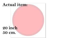 Basket base 20 inch 50 cm round CNC download file laser cut Product Image 2