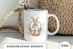 Watercolor Easter Bunny png Product Image 2
