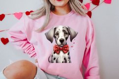 Cute Valentine Dog Clipart, Valentines Day Dog Clipart Product Image 2