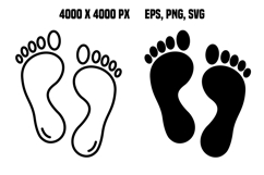 Feet Icons Product Image 1
