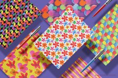 Abstract art therapy art Digital Paper Set - Scrapbook Paper Product Image 5