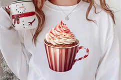 Christmas Hot Cocoa Sublimation Clipart, Christmas PNG Product Image 2