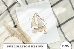 Watercolor Sailboat png Product Image 2