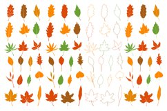 Autumn leaves SVG Product Image 2