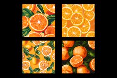 Orange Fruit Digital Paper Patterns Product Image 2