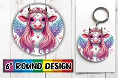 Whimsical Circle Ornaments Design, Valentines Product Image 1