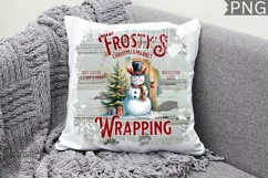 Frostys Christmas Market,Christmas Vintage Sign Sublimation Product Image 2