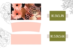 Pink Flowers Tumbler Design, Cartoon Flowers 40 Oz Tumbler Product Image 2