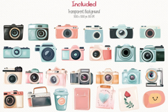 Cute Photography and decorate 106 Cliparts Collection Product Image 2