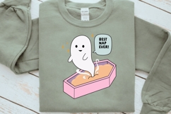 Funny Ghost Coffin PNG | Best Nap Ever Design Product Image 2