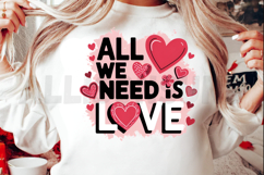 love, heart, hearts, flower, floral, vector, design, illustration, valentines, valentines day, all we need is love, holiday, celebration, typography, quote, romantic, romance, cute, hand drawn, decorative, pattern, red, black, white, sweet, greeting card,
