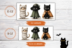 Halloween Cats Mug Design, Halloween Monsters Coffee Mug Product Image 2
