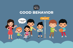 Good Behavior Clipart: Children&#039;s Educational PNG Graphics Product Image 2