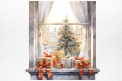 Christmas Window Sublimation Clipart PNG Product Image 2