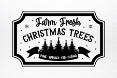 Vintage Christmas Sign SVG Product Image 2