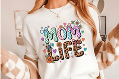 Mom life PNG sublimation | Mother's Day PNG T-Shirt Product Image 8