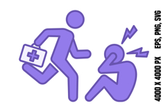 Purple First Aid Icon Product Image 1