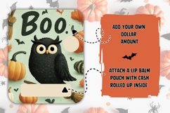 Boo Halloween Money Card, Printable Halloween Print Product Image 2