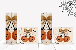 Funny Halloween Pumpkins Tumbler, Halloween Bats Tumbler Product Image 2