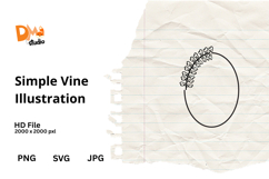 Simple Vine Illustration Product Image 1