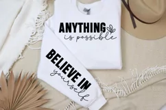 Anything is posible SVG PNG, believe in yourself SVG Product Image 2