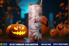 Halloween Tumbler Sublimation Wraps, Tumbler Halloween Product Image 2