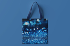 Blue Bokeh Glow Digital Paper Product Image 2