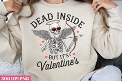 Dead inside but it&#039;s valentine&#039;s PNG, Sweet Valentines PNG Product Image 2