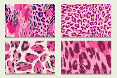 Pink Animal Print Cutting Boards sublimation Design Product Image 2