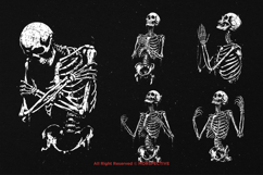 10 Bundle Dark Art Skeleton Skull Death Bone Grave Ghost Product Image 3
