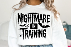 Nightmare in Training Svg | Halloween Svg | Shirt Svg Product Image 2