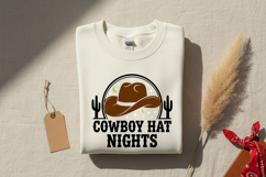Cowboy Hat Nights Svg, Western Cowgirl Svg, Country Music Product Image 4
