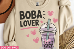 Boba Lover PNG, Boba Sublimation PNG Product Image 2
