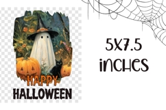 Cartoon Halloween Ghost Towel, Halloween Black Cat Towel PNG Product Image 2
