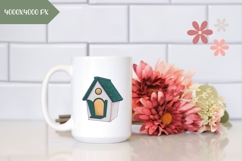 Hand Drawn Birdhouse Illustration, Cartoon Birdhouse PNG Product Image 2