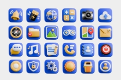3D App Launcher Icon Collection Bundle 01 Product Image 2