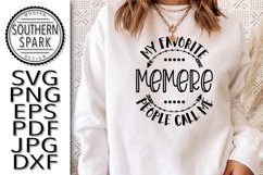 Mother's Day My Favorite People Call Me Memere Product Image 3