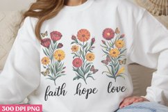 Faith Hope Love PNG, Christian Sublimation PNG Product Image 2