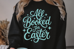 All Booked For Easter Book Lover PNG and SVG 10 Colors Product Image 10
