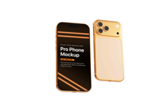 iPhone 17 Pro Mockup Set 5 Realistic Scenes PSD &amp; Figma Product Image 4