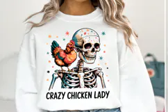 Crazy Chicken Lady Svg | Svg Cut File | Shirt Svg Product Image 1