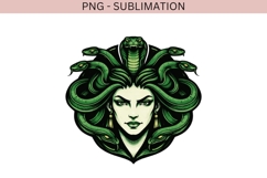 Medusa PNG | Snake Woman Gothic Design Dark Feminine Medusa Product Image 3