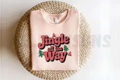 Jingle all the way Sublimation PNG ,Christmas PNG Product Image 2