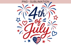 4th of July PNG | Patriotic Fireworks Design | Independence Product Image 2